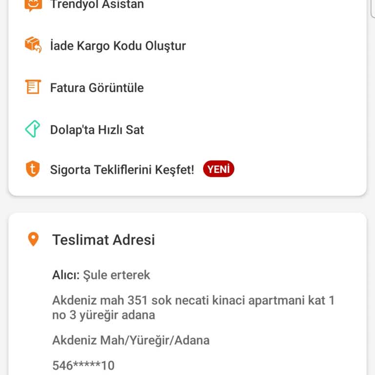 Yanlış Adrese Teslimat Mağduriyeti