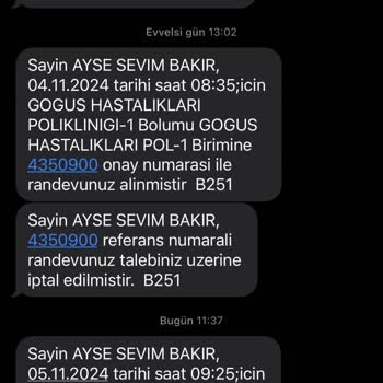Yanlış Numara Yüzünden Sürekli Randevu Mesajı Alıyorum