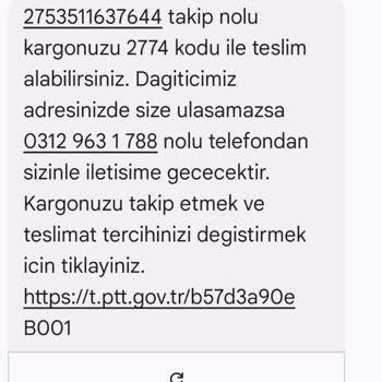 PTT Kargo Teslimat Sorunu Ve Müşteri Memnuniyetsizliği