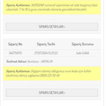 İade Edilen Ürünlerin Ücreti Hala Ödenmedi