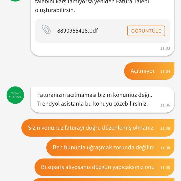 Yanlış Fatura Adresi Ve İlgisiz Hizmet