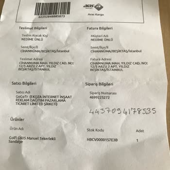 Yanlış Adrese Teslim Edilen Tekerlekli Sandalye Siparişi