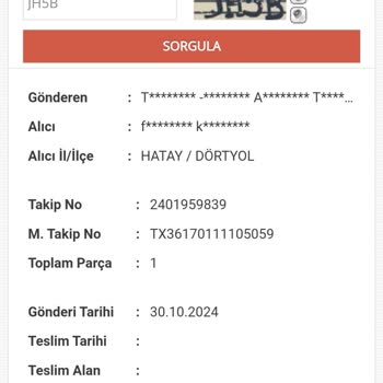 Kayıp Kargo Ve İletişim Sorunları