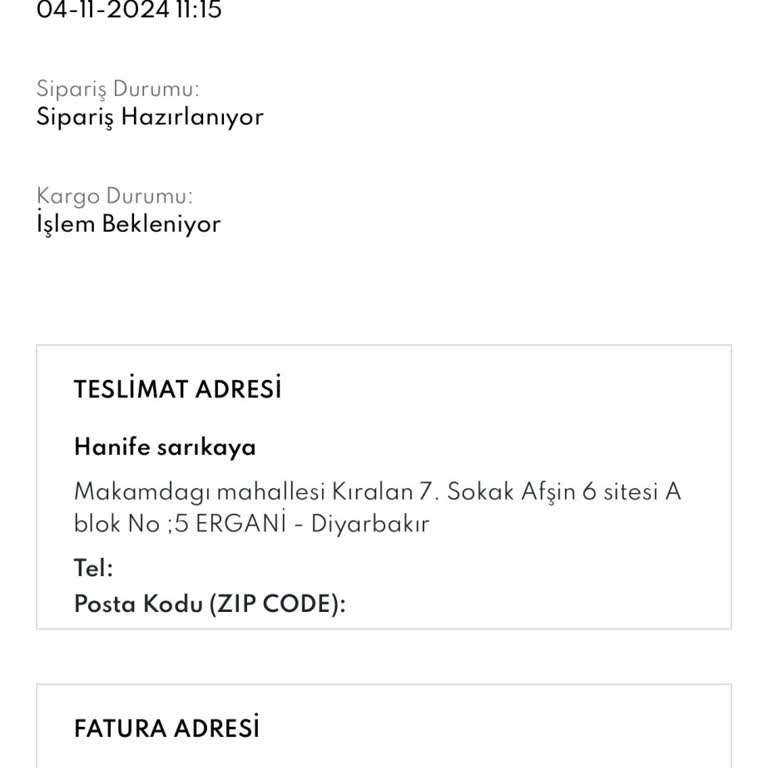 Hızlı İptal Edilen Siparişin İadesi Reddedildi