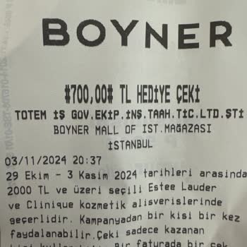 Hediye Çeki Bilgilendirmesi Eksikliği