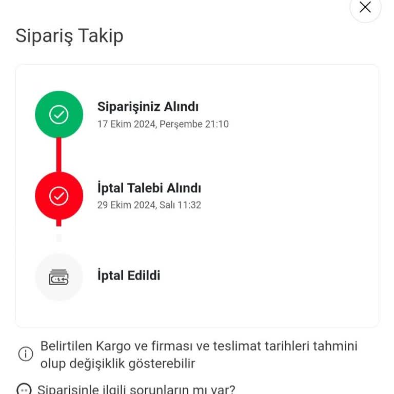 Karaca'dan Beklenmedik Sipariş Sorunu