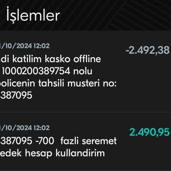 İzinsiz Kasko Poliçesi Ve Hesap Kesintisi