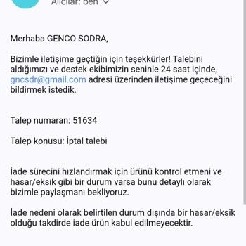Vivense'den İptal Edilemeyen Sipariş Ve İletişim Sorunu