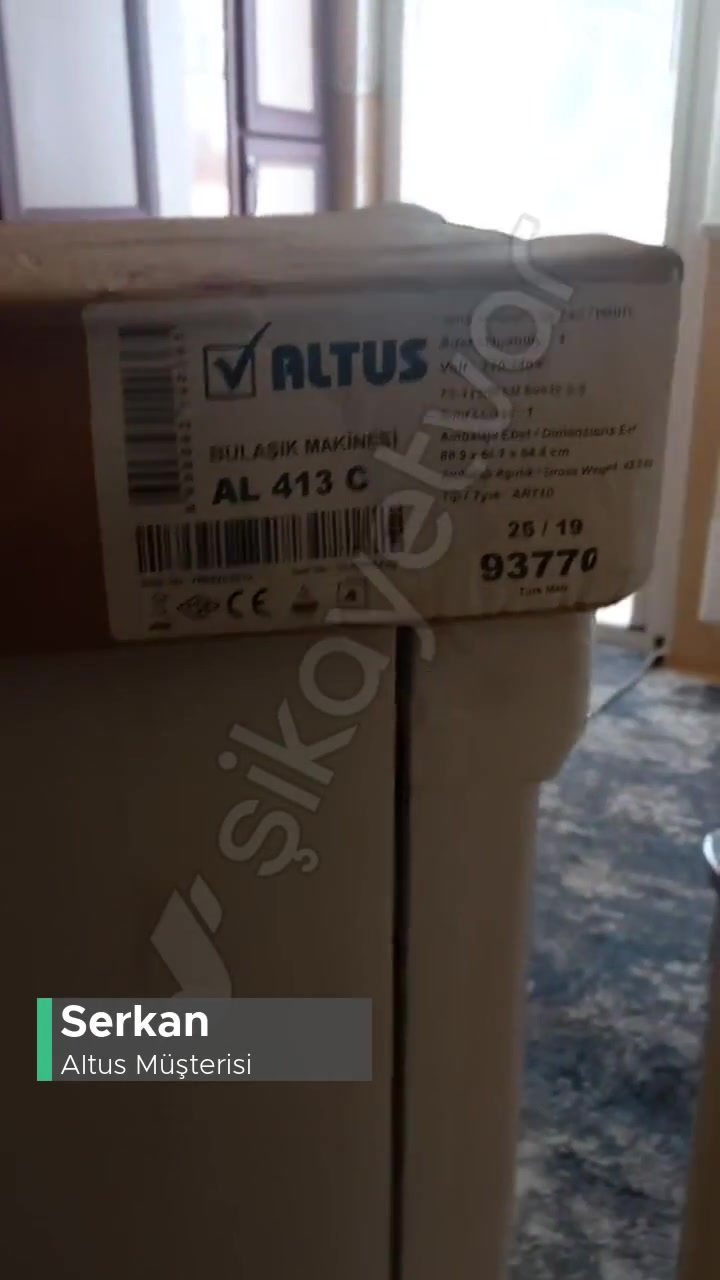 Altus Bulaşık Makinesi Garanti Sorunu! videonun kapak resmi