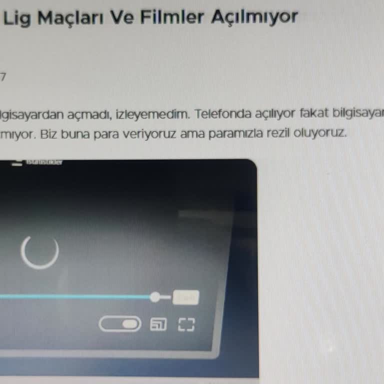Tod TV'de Bilgisayardan Maç Ve Film İzleme Sorunu
