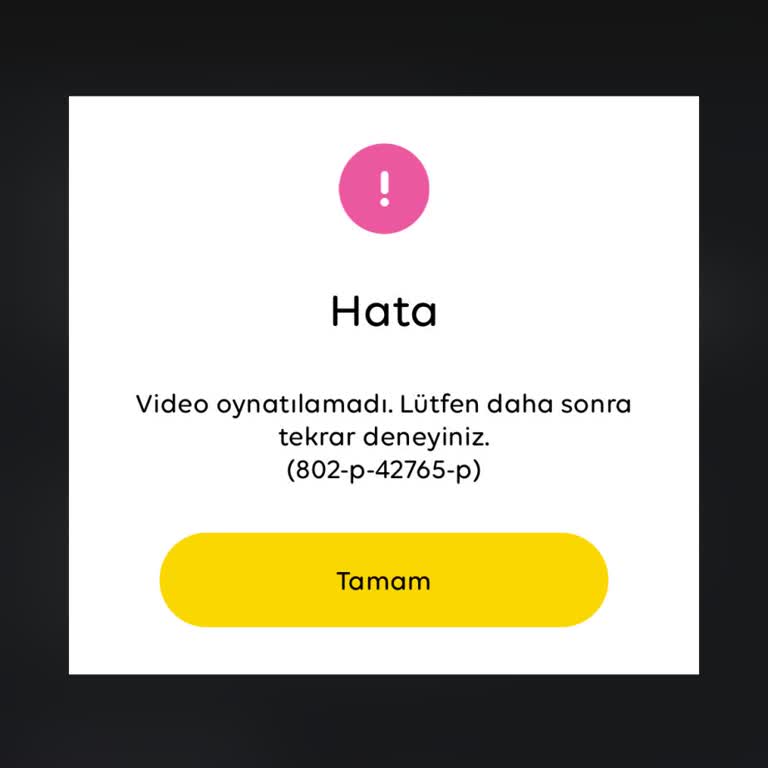 TV+ Uygulamasında Sürekli Hata Alıyorum