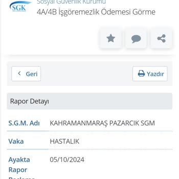 İş Göremezlik Raporu Ödemesi Sorunu