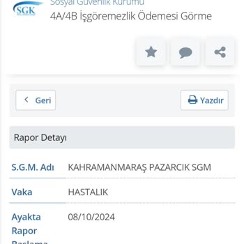 İş Göremezlik Raporu Ödemesi Sorunu