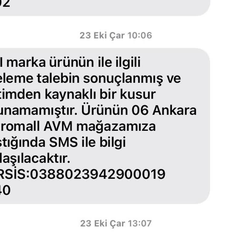 Bot Değişim İşlemi İçin Talep