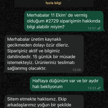 Reydeko Halı'dan Siparişim Neden Hâlâ Hazırlanmadı?