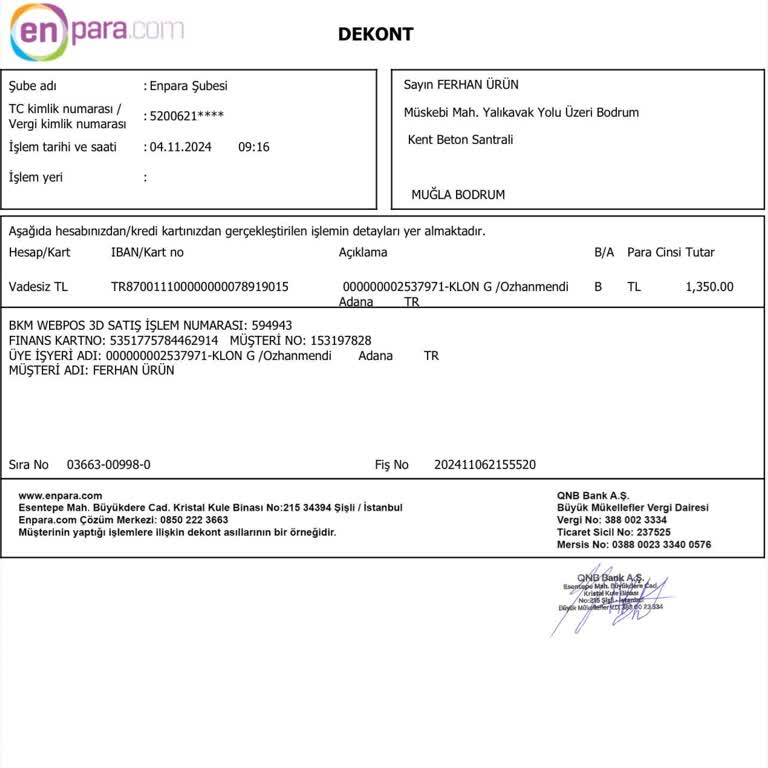 İletişimsizlik Ve Para İadesi Talebi