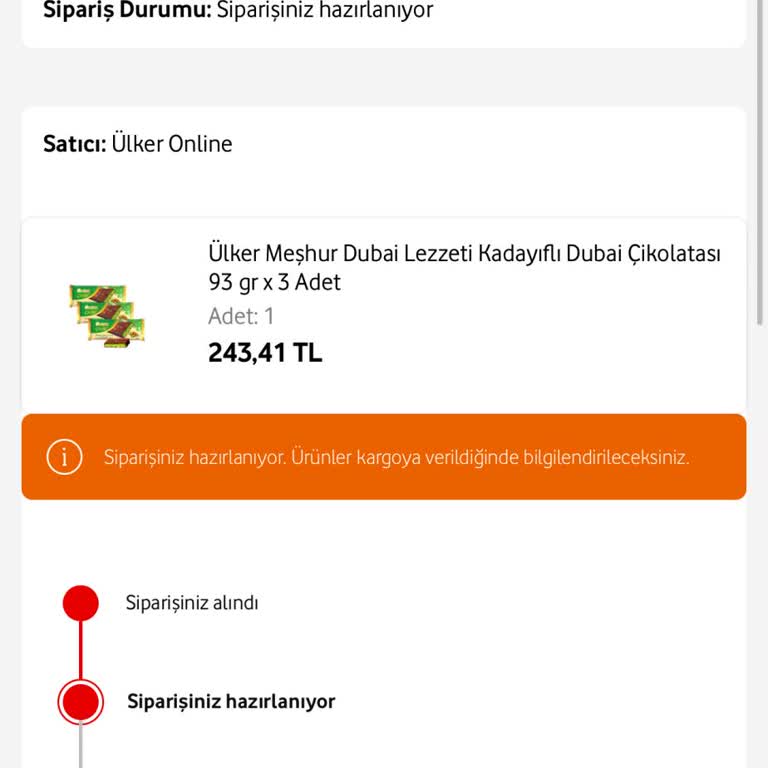 Vodafone Her Şey Yanımda Sipariş İadesi Ve Teslimat Sorunu