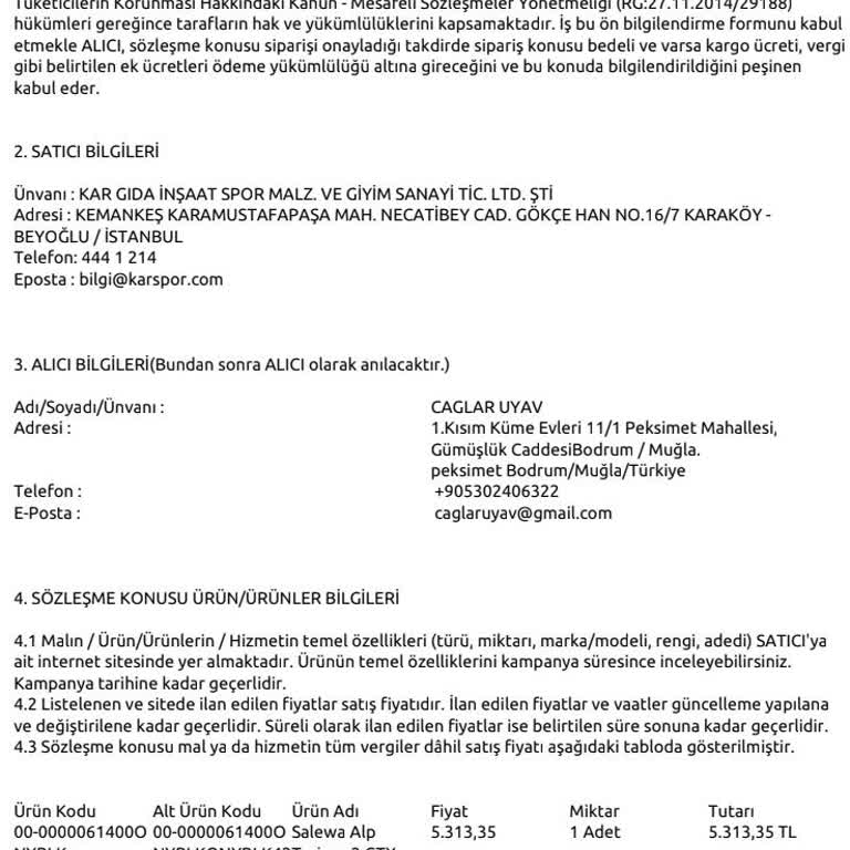 Yanlış Numara Ayakkabı İadesinde Sorun Yaşadım