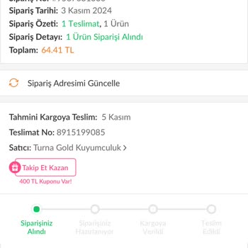 Trendyol'dan İptal Edilen Altın Kolyeler