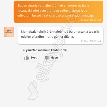 Yanıltıcı Ürün Ve Yetersiz Müşteri Hizmeti