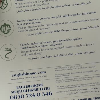 Eksik Parçalı Hamur Yoğurma Makinesi Sorunu