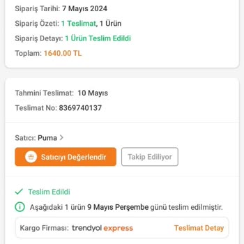 Puma Türkiye'den Alınan Ayakkabının Değişim Sürecindeki Sorunlar