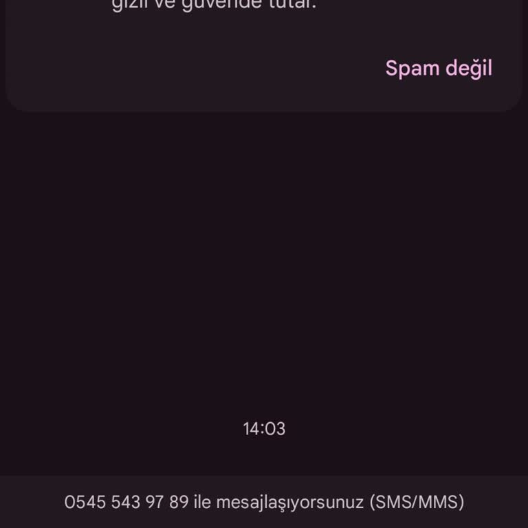 Dava / İcra SMS Asılsız Mesaj