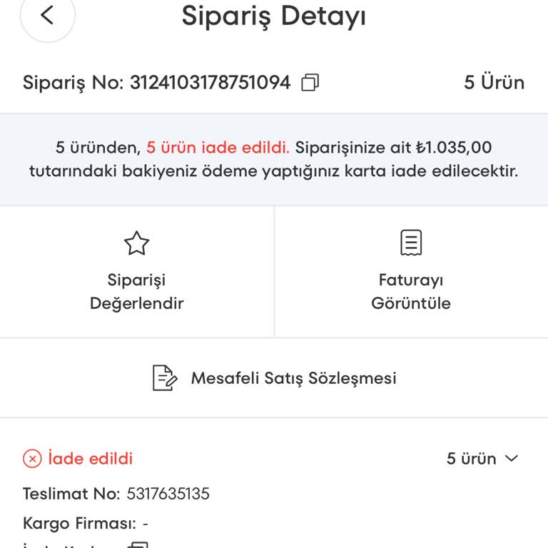 A101 Siparişim Kargoda Kayboldu Mağduriyet Yaşıyorum