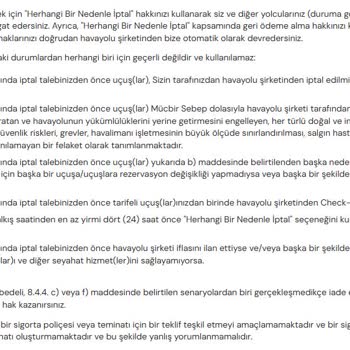 Flex Bilet Değişiminde Haksız Ücret Ve Agresif Müşteri Hizmetleri