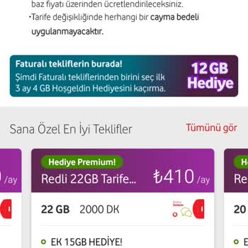 Vodafone'un Sosyal Paket Eksikliği Ve Fahiş Fiyatlar