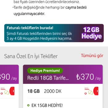 Vodafone'un Sosyal Paket Eksikliği Ve Fahiş Fiyatlar