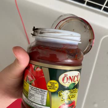 Küflü Kapaklı Domates Salçası Şikayeti