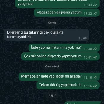 Ozsaricam'dan İptal Edilemeyen Sipariş Sorunu