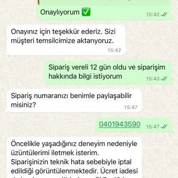 Penti'den Sipariş İptali Ve Müşteri Mağduriyeti