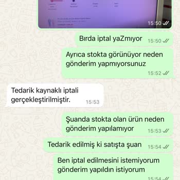Penti'den Sipariş İptali Ve Müşteri Mağduriyeti