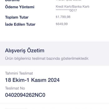 Penti'den Sipariş İptali Ve Müşteri Mağduriyeti