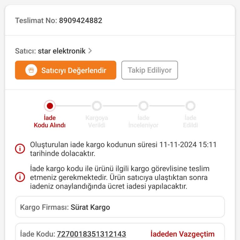 Trendyol Yanıltıcı Ürün Ve Eksik Belgeler