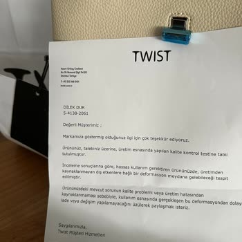 Kullanılmamış Çantada Gizemli Lekeler Ve İlgisiz Mağaza Tavrı