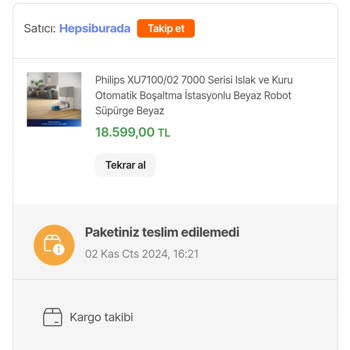 Hepsiburada'da Bilgim Dışında İptal Edilen Siparişler