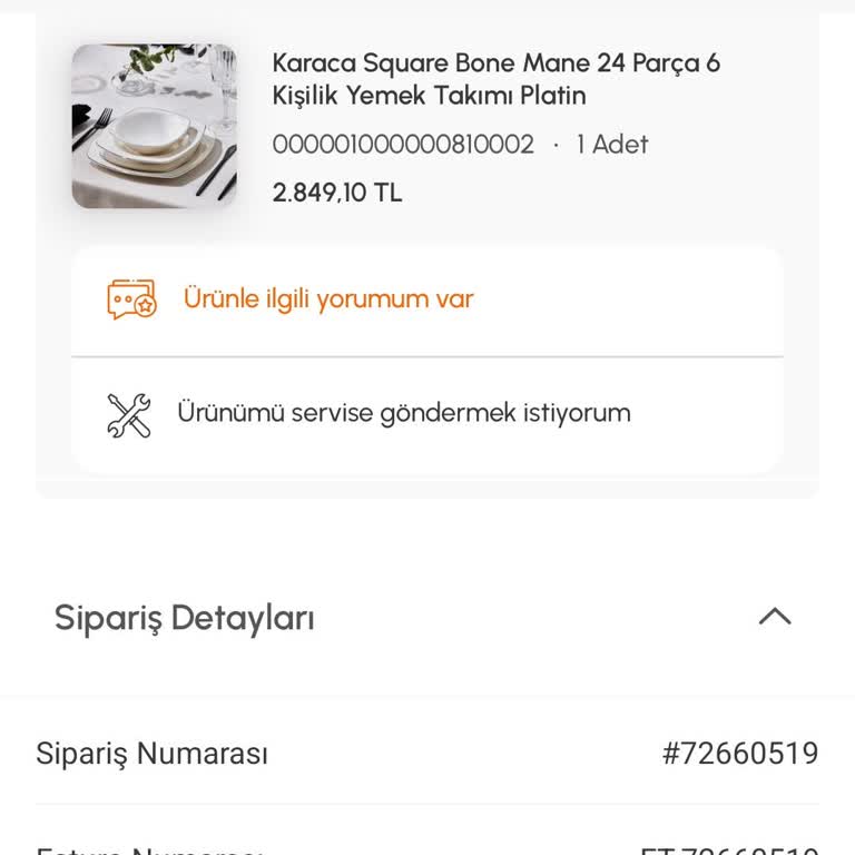 Karaca Online Alışverişte Değişim Sorunu