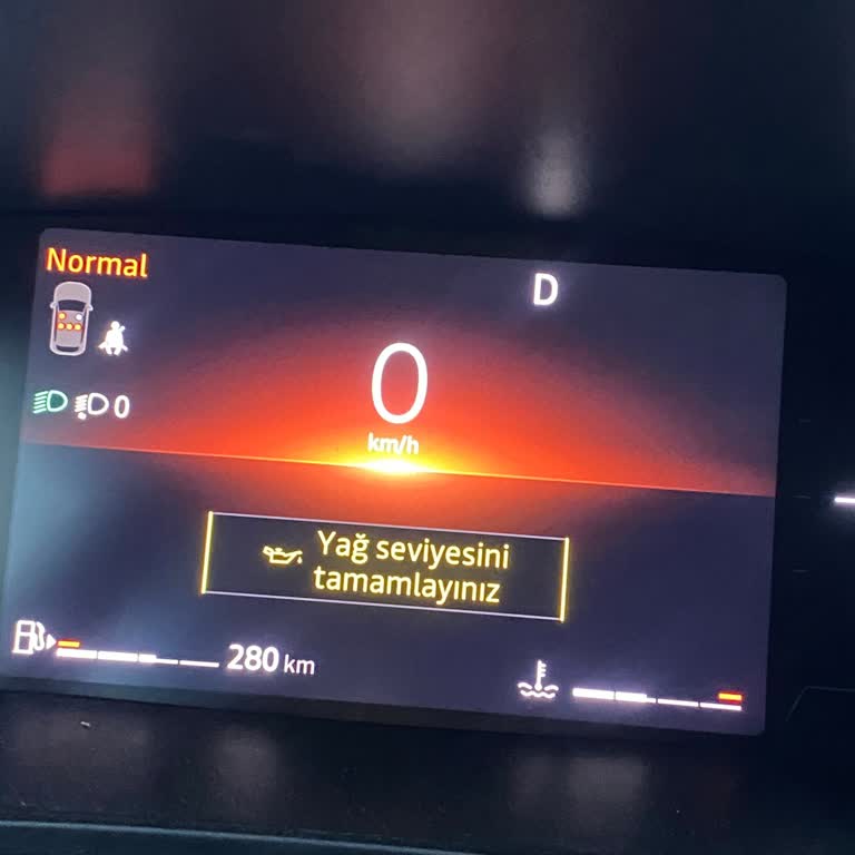 Renault Clio'nun Bitmeyen Yağ Uyarısı Sorunu