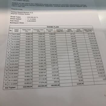 Garanti Bankası Ticari Kredi Sürecinde Yaşanan Sorunlar