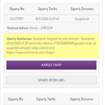 İade Edilen Siparişin Para İadesi Yapılmadı
