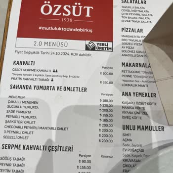 Fahiş Fiyatlı Kahvaltı Ve Yetersiz Hizmet