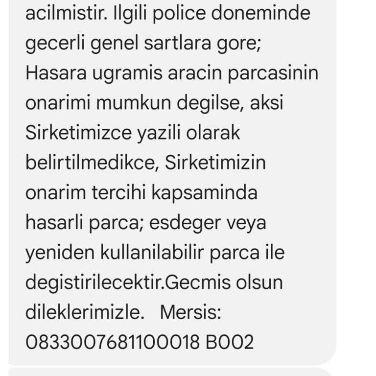 Zurich Sigorta Kaza Sonrası Poliçe Sürecinde Yaşanan Belirsizlik