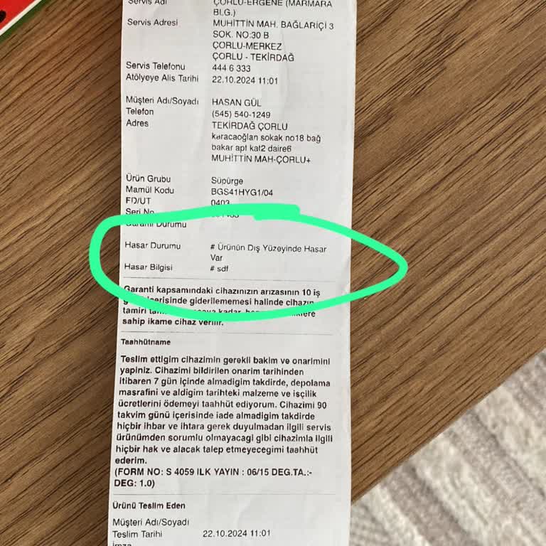 Bosch Süpürge Arızası Ve Yetersiz Müşteri Hizmetleri