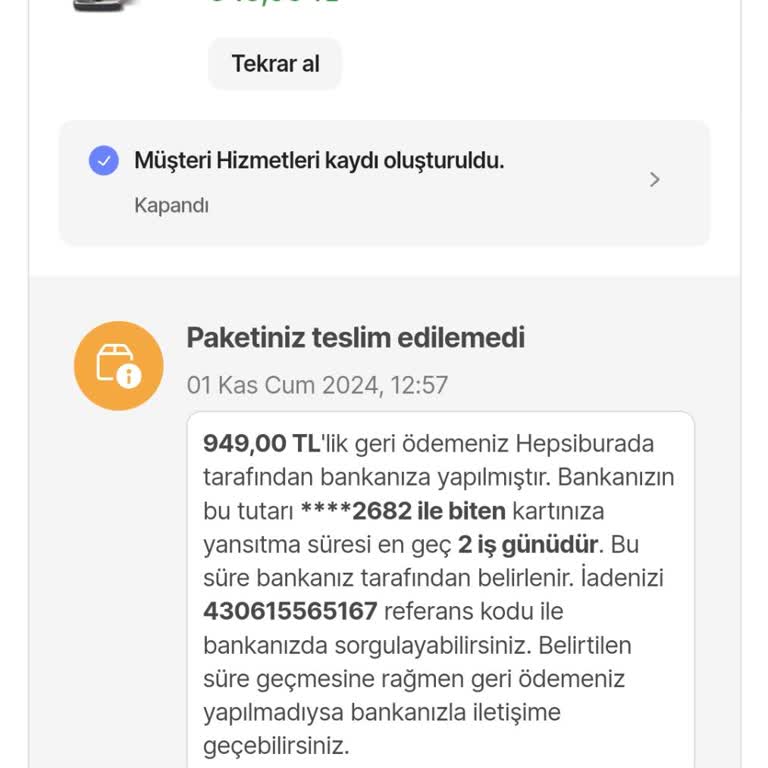 İptal Edilen Sipariş Ve Fiyat Artışı Sorunu
