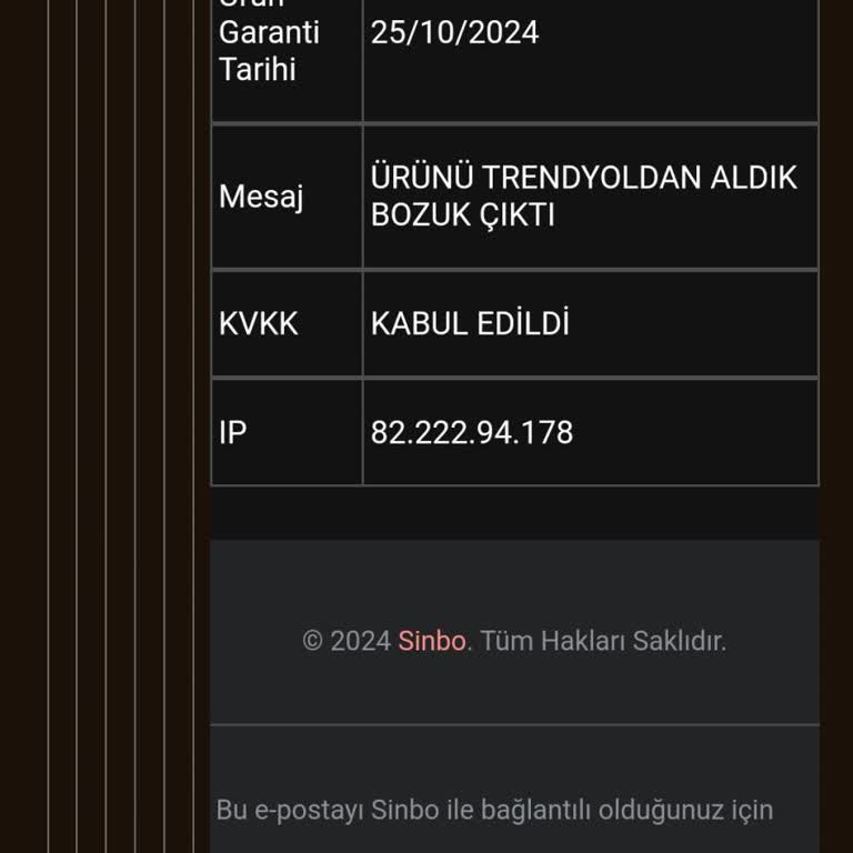 Sinbo Blender Seti: İletişim Ve İade Sorunları