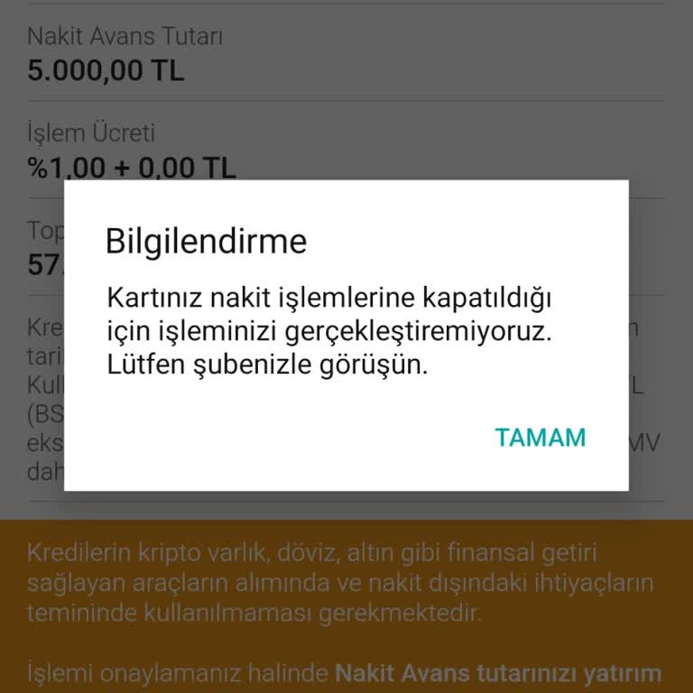 Yurt Dışında Nakit Avans Sorunu