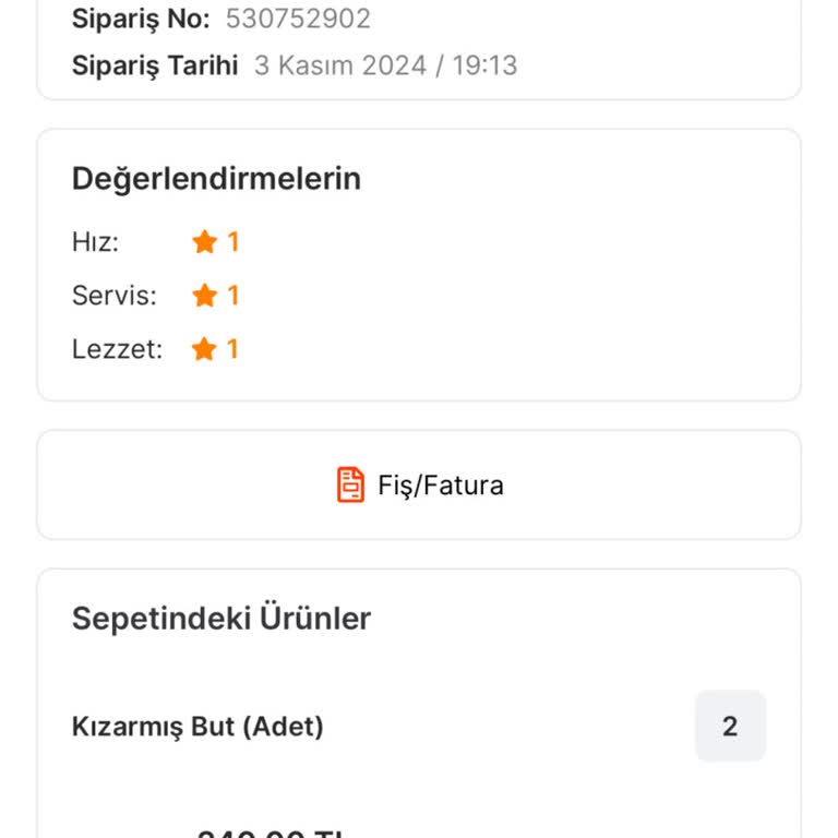 Geciken Sipariş Ve İletişimsizlik Sorunu